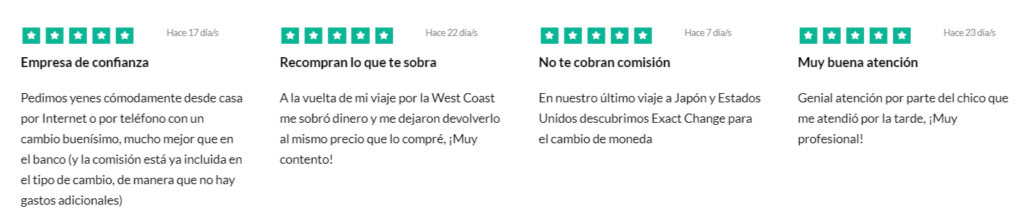 Opiniones Exact Change